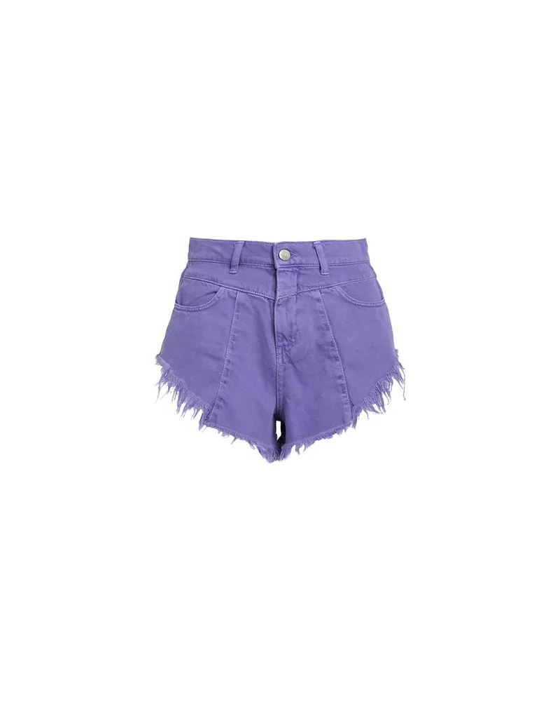 HINNOMINATE HOSEN & RÖCKE - Jeansshortsauf YOOX.COM Violett