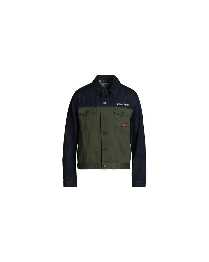 Mr & Mrs Italy JACKEN & MÄNTEL - Jeansjacken/Mäntelauf YOOX.COM Militärgrün