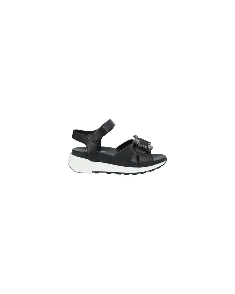 Sergio Rossi SCHUHE - Sandalenauf YOOX.COM Schwarz