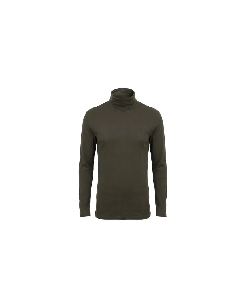 Majestic STRICKWAREN - Rollkragenpulloverauf YOOX.COM Dunkelgrün