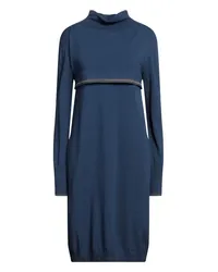 Simona Corsellini Midi-Kleid Marineblau