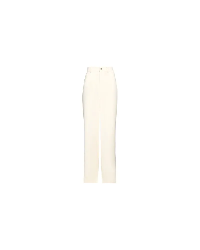 Nanushka HOSEN & RÖCKE - Hosenauf YOOX.COM Cremeweiß