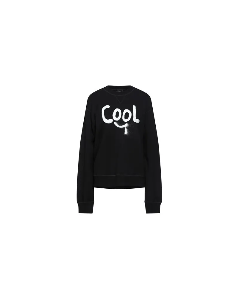 Dsquared2 TOPS - Sweatshirtsauf YOOX.COM Schwarz