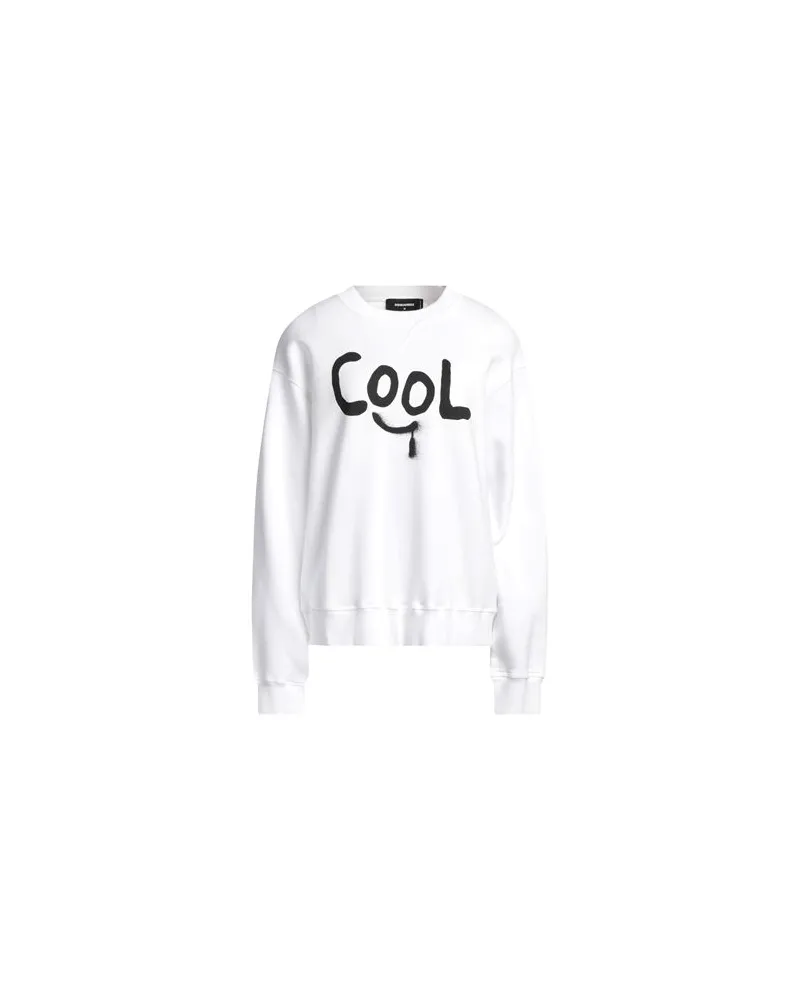 Dsquared2 TOPS - Sweatshirtsauf YOOX.COM Weiß