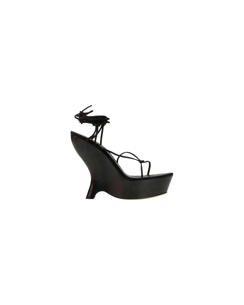 Ferragamo SCHUHE - Sandalenauf YOOX.COM Schwarz