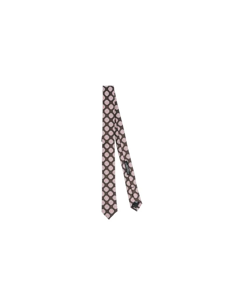 Dolce & Gabbana ACCESSOIRES - Krawatten & Fliegenauf YOOX.COM Dunkelbraun