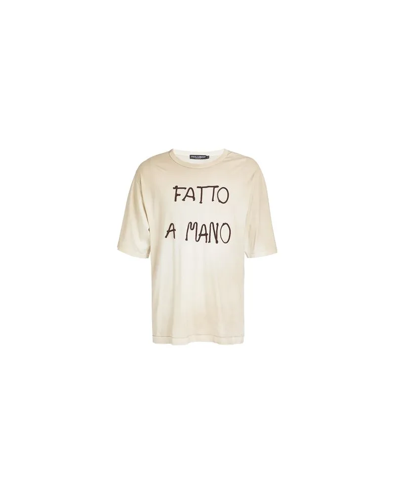 Dolce & Gabbana TOPS - T-shirtsauf YOOX.COM Beige