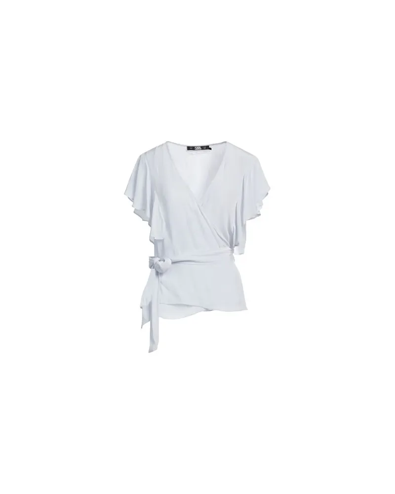 Karl Lagerfeld TOPS - Topsauf YOOX.COM Himmelblau