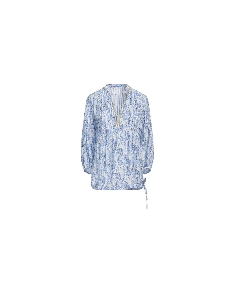 120% Lino TOPS - Topsauf YOOX.COM Blau