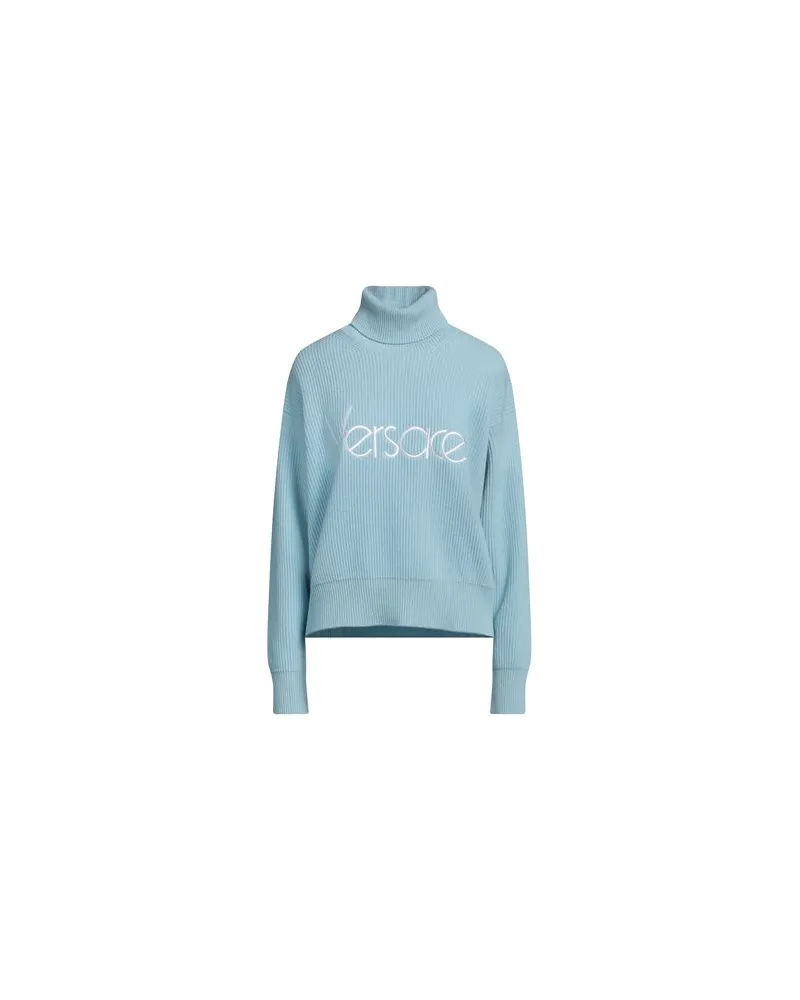 Versace STRICKWAREN - Rollkragenpulloverauf YOOX.COM Himmelblau
