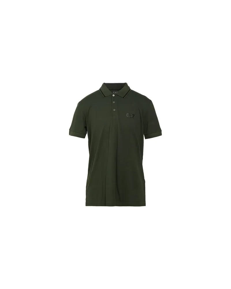 EA7 TOPS - Poloshirtsauf YOOX.COM Militärgrün