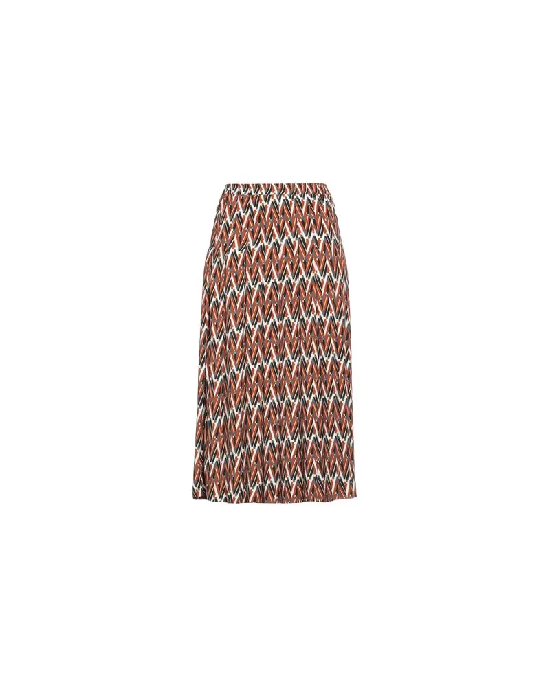 Attic and Barn HOSEN & RÖCKE - Midi-Röckeauf YOOX.COM Lederfarben