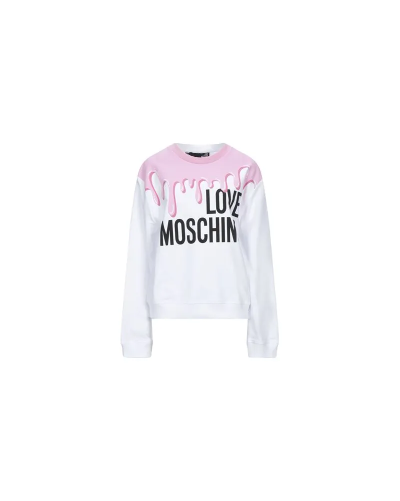 Moschino TOPS - Sweatshirtsauf YOOX.COM Weiß