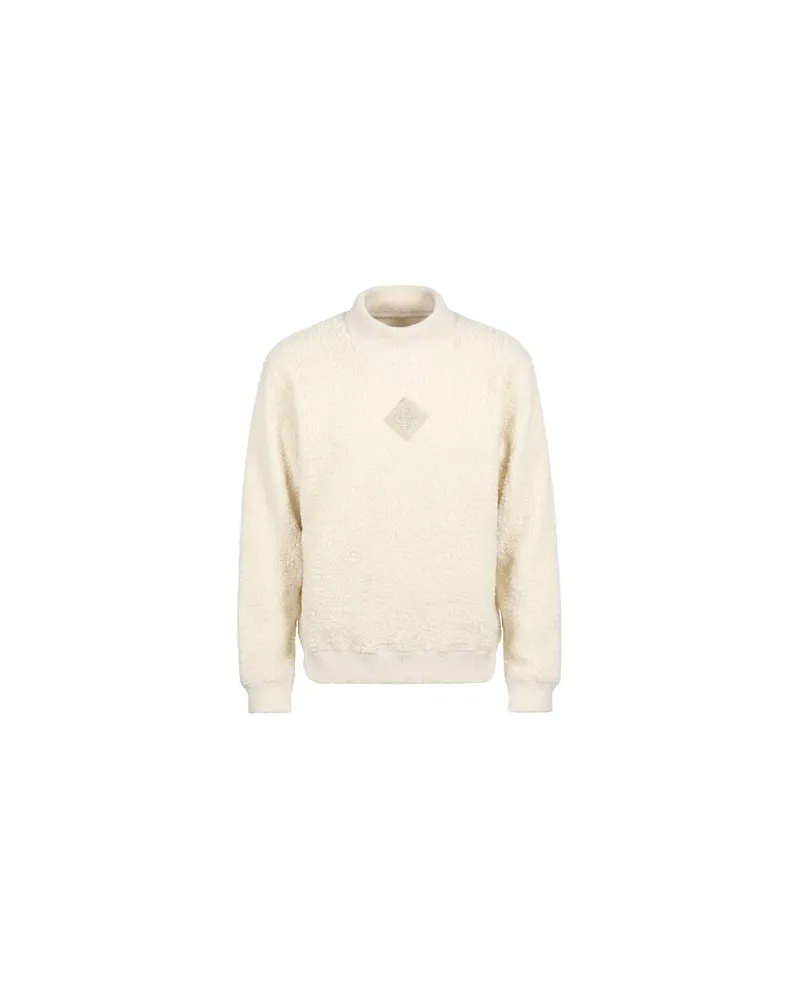 Casablanca Paris TOPS - Sweatshirtsauf YOOX.COM Cremeweiß