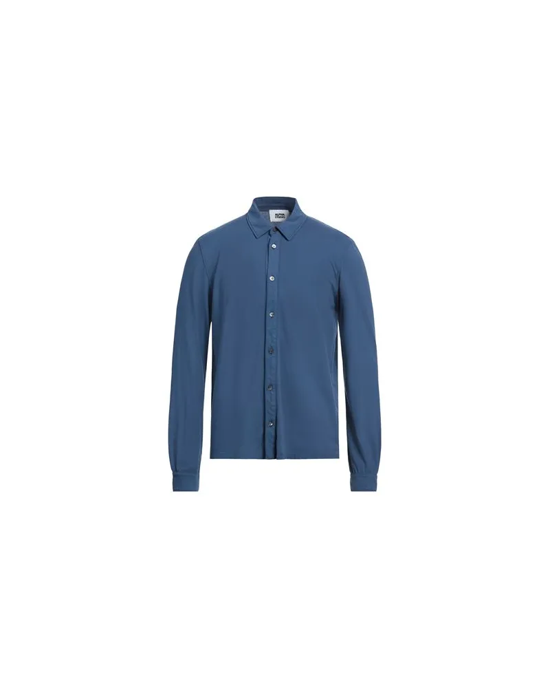 Alpha Studio TOPS - Hemdenauf YOOX.COM Blau