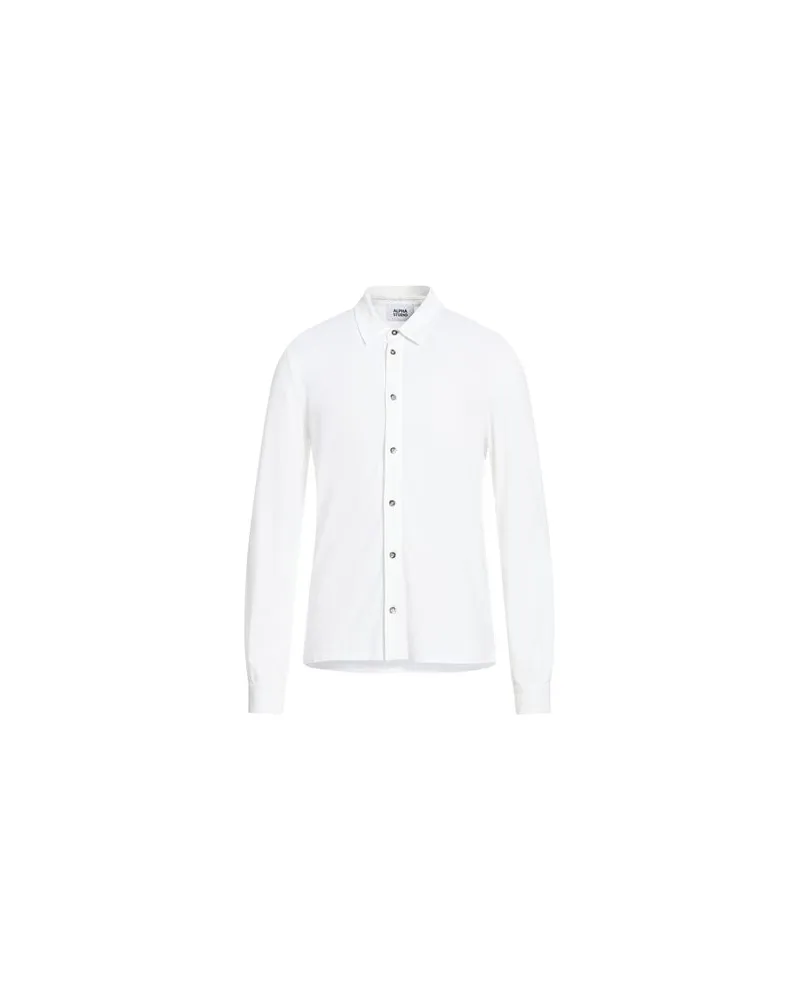 Alpha Studio TOPS - Hemdenauf YOOX.COM Weiß