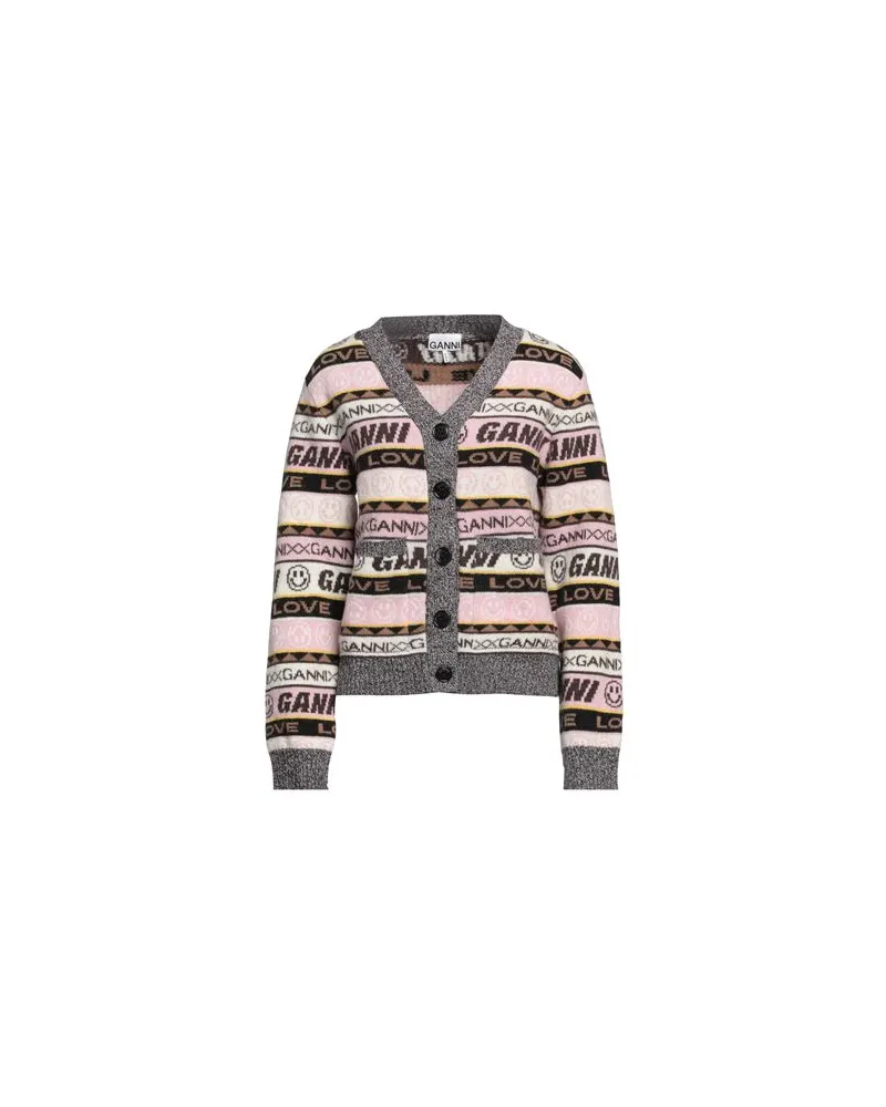 Ganni STRICKWAREN - Strickjackenauf YOOX.COM Rosa