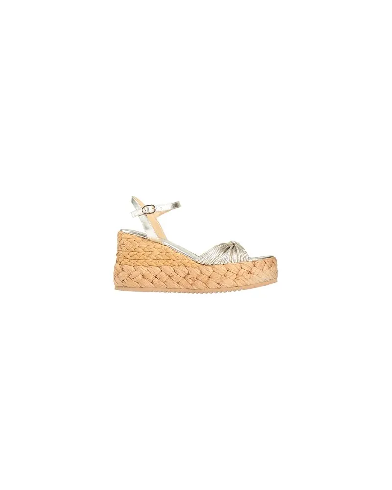 Emanuelle Vee SCHUHE - Espadrillesauf YOOX.COM Platin