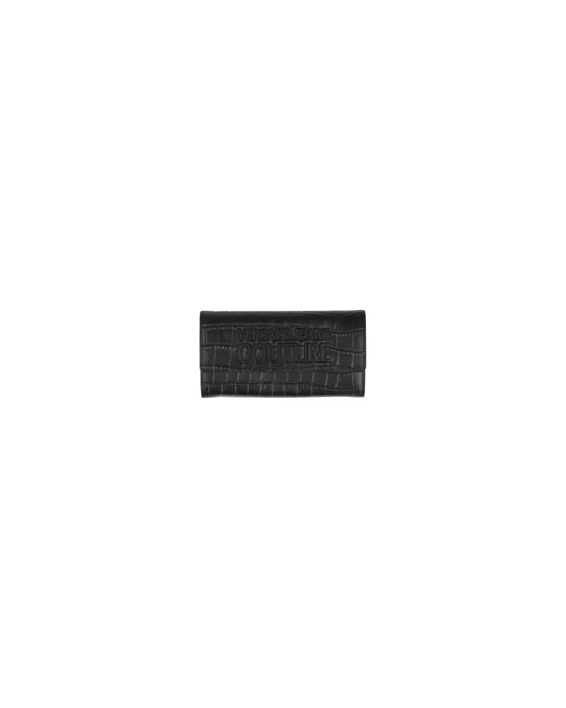 Versace Jeans Kleinlederwaren - Brieftaschenauf YOOX.COM Schwarz