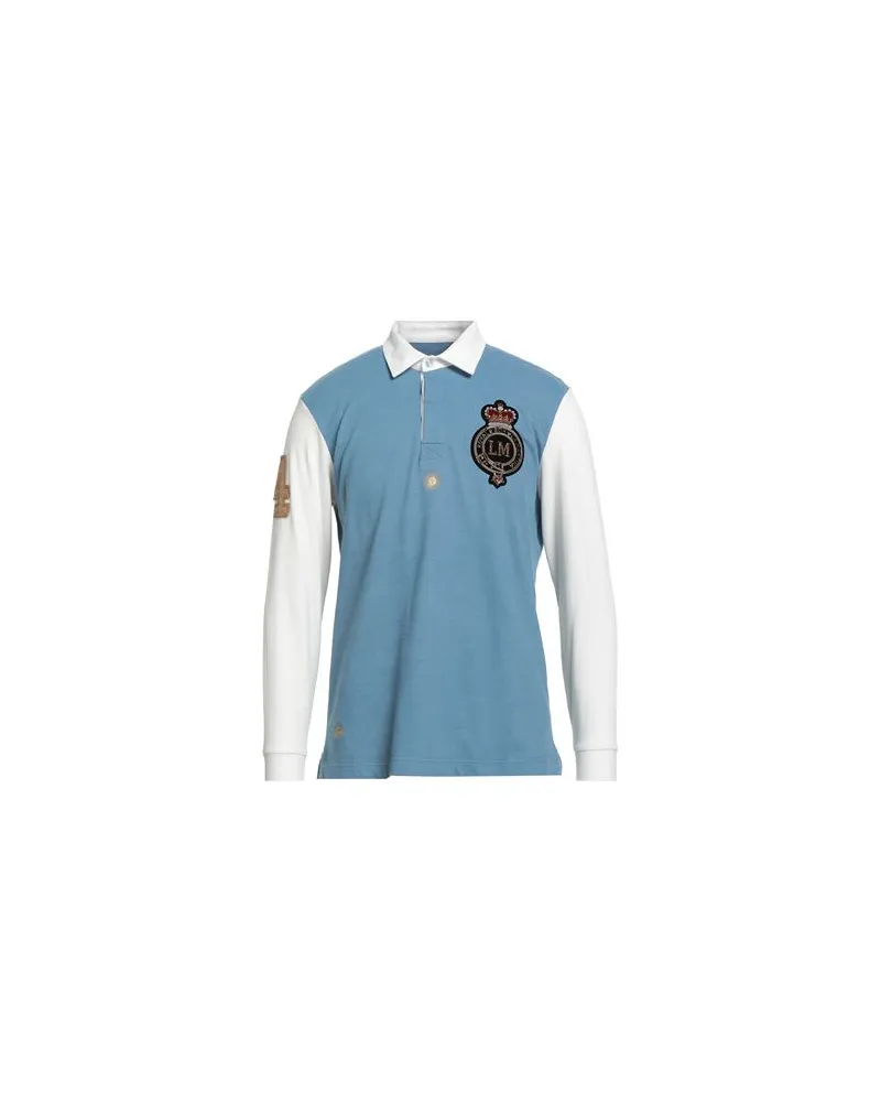 La Martina ROYAL BOX - TOPS - Poloshirtsauf YOOX.COM Hellblau
