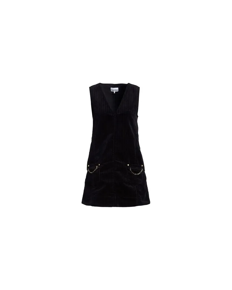 Ganni KLEIDER - Mini-Kleiderauf YOOX.COM Schwarz