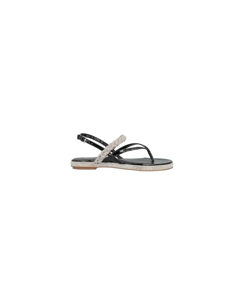 My Twin Twinset SCHUHE - Zehentrennerauf YOOX.COM Schwarz