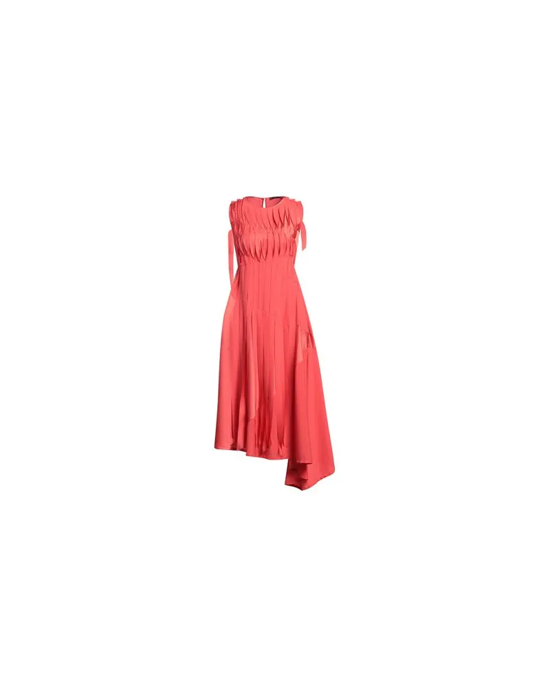 HIGH KLEIDER - Midi-Kleiderauf YOOX.COM Tomatenrot