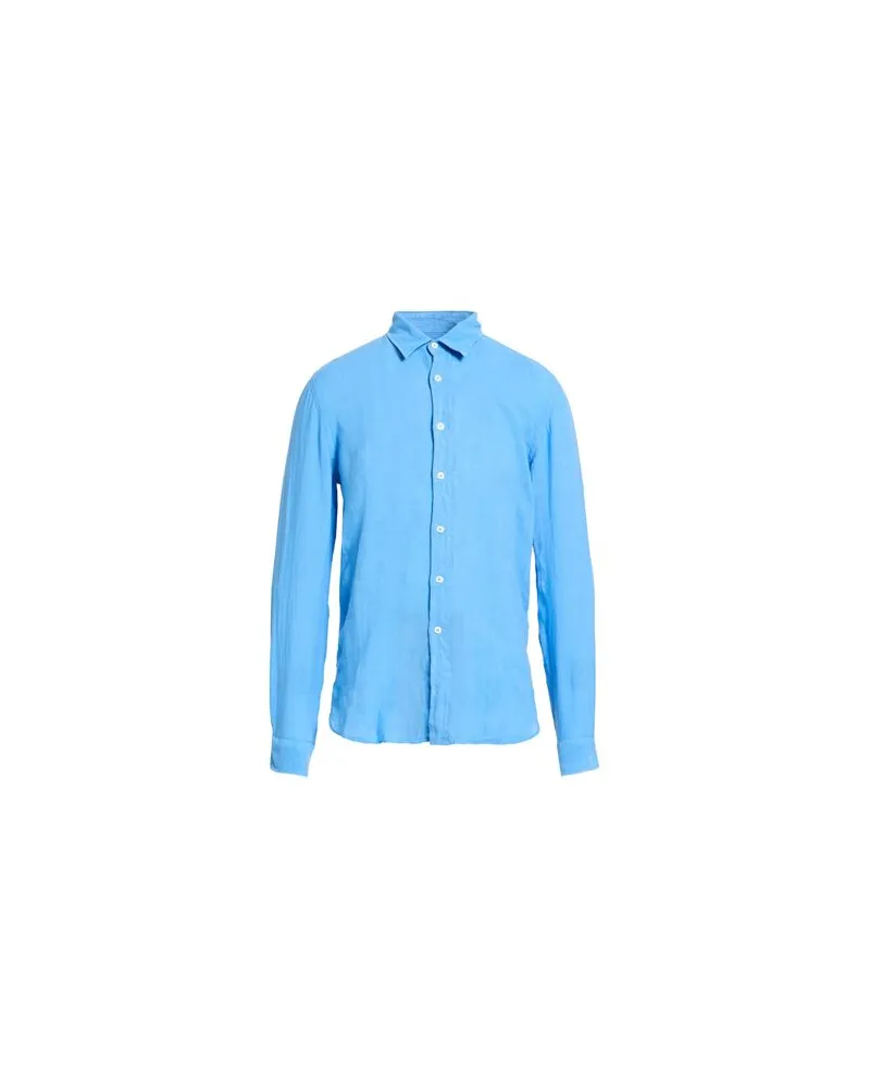 120% Lino TOPS - Hemdenauf YOOX.COM Azurblau