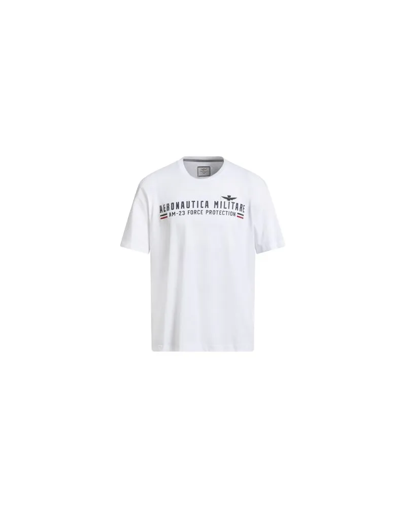 Aeronautica Militare TOPS - T-shirtsauf YOOX.COM Weiß
