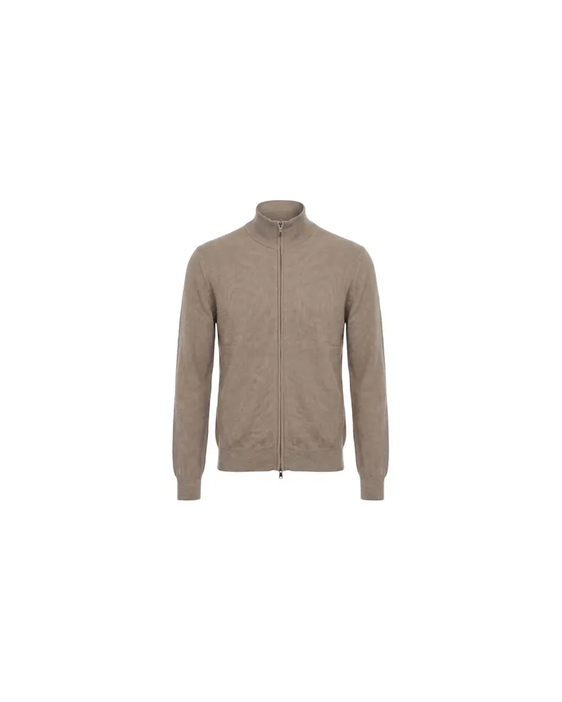 Luigi Borrelli STRICKWAREN - Strickjackenauf YOOX.COM Sand