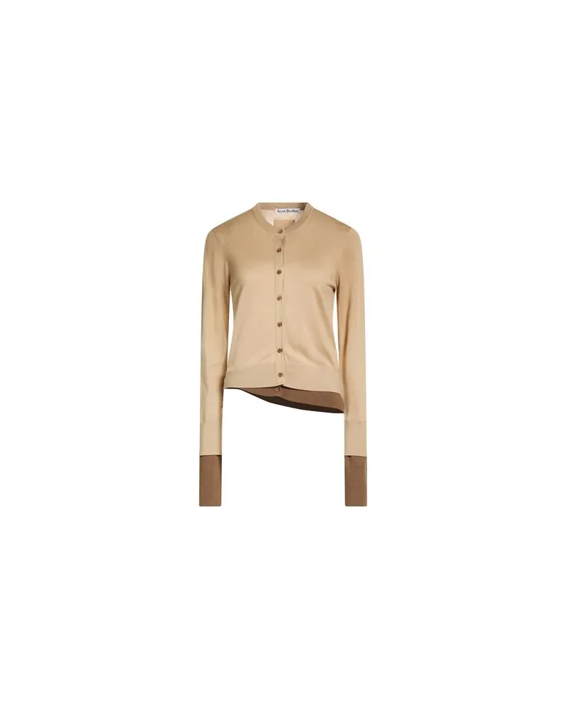 Acne Studios STRICKWAREN - Strickjackenauf YOOX.COM Sand