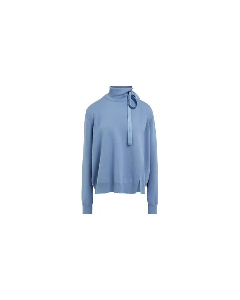 Fendi STRICKWAREN - Rollkragenpulloverauf YOOX.COM Blaugrau