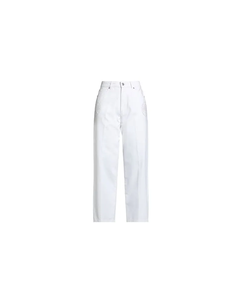 Silvian Heach DENIM - HOSEN & RÖCKE - Jeanshosenauf YOOX.COM Weiß