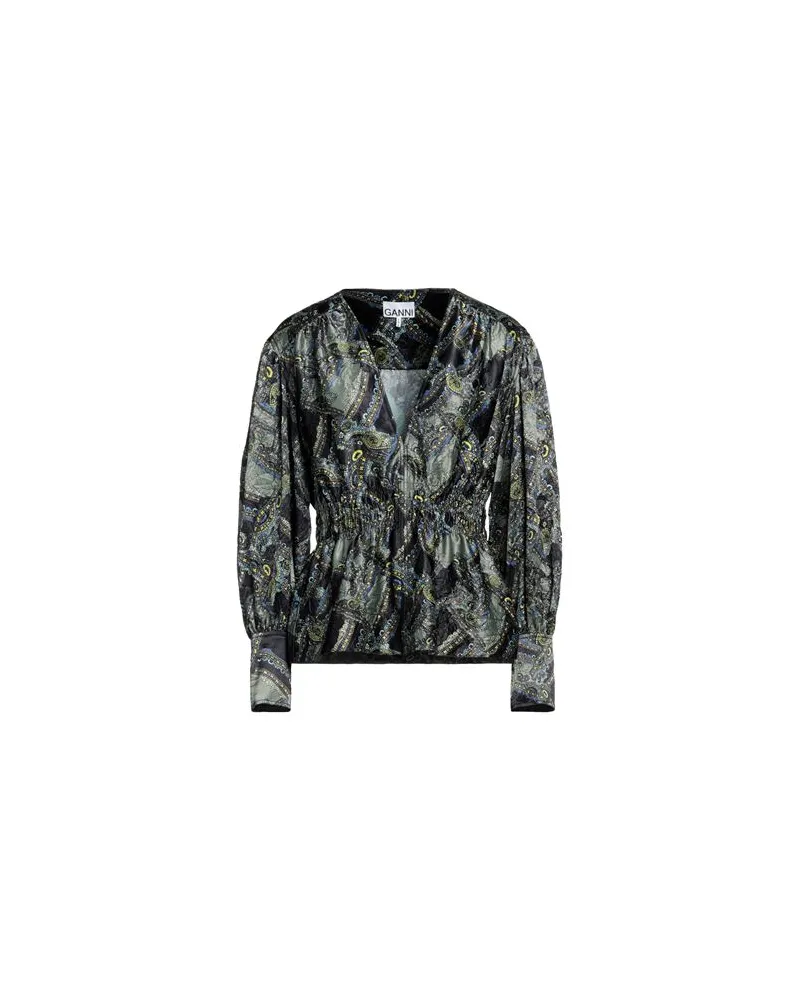 Ganni TOPS - Topsauf YOOX.COM Militärgrün
