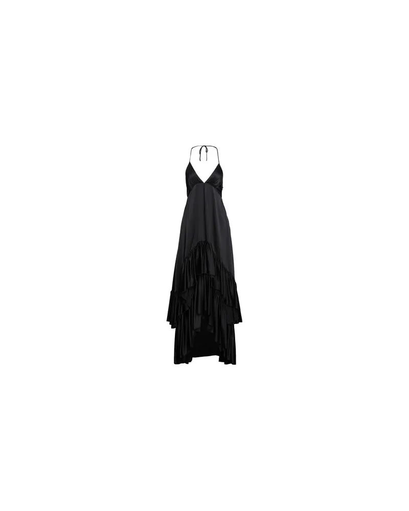 L'Autre Chose KLEIDER - Maxi-Kleiderauf YOOX.COM Schwarz