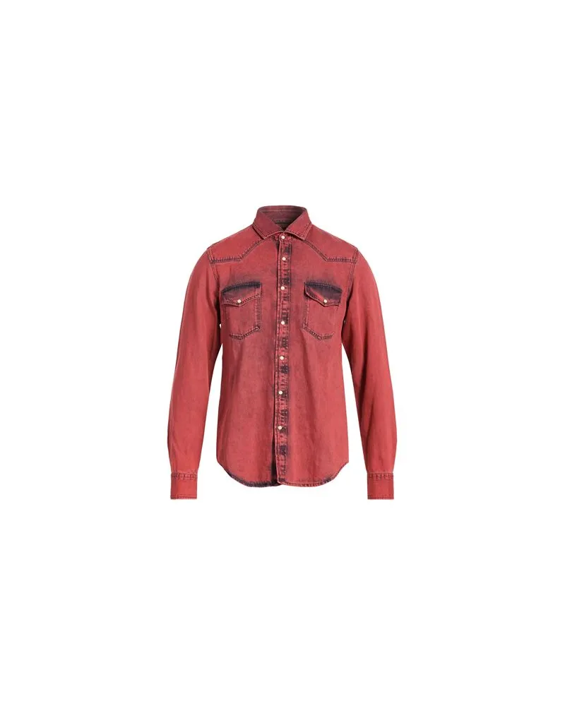 MOORER TOPS - Jeanshemdenauf YOOX.COM Rot