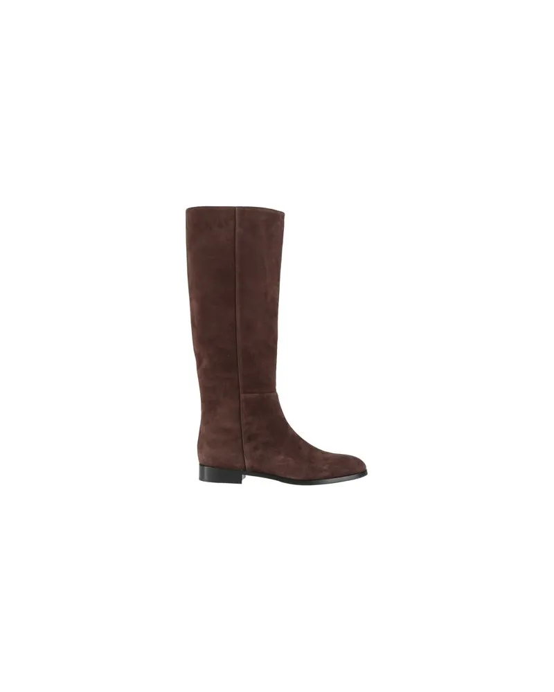 Sergio Rossi SCHUHE - Stiefelauf YOOX.COM Schokobraun