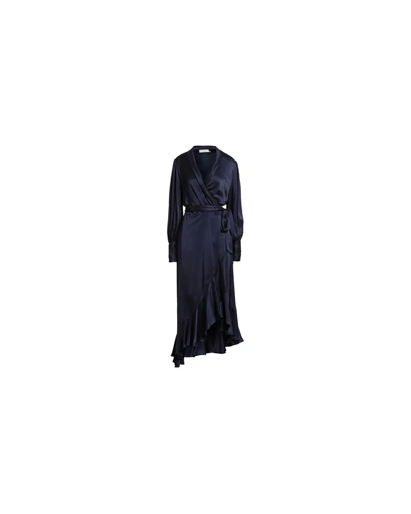 Zimmermann KLEIDER - Midi-Kleiderauf YOOX.COM Marineblau