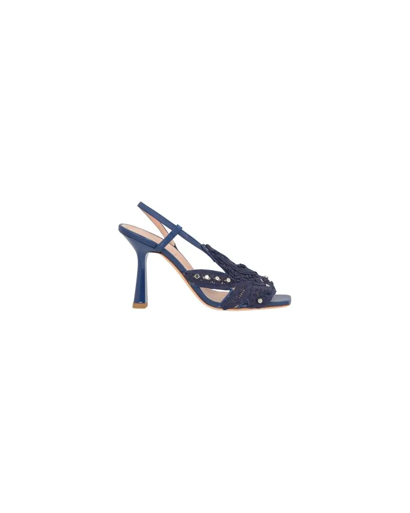 Alberta Ferretti SCHUHE - Sandalenauf YOOX.COM Marineblau