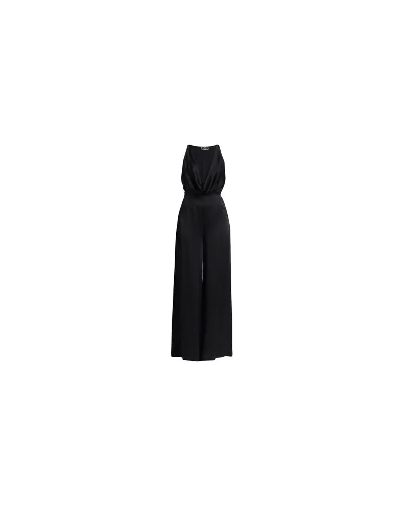 Elisabetta Franchi OVERALLS - Jumpsuitsauf YOOX.COM Schwarz