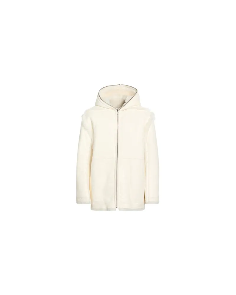 Rick Owens JACKEN & MÄNTEL - Shearling- & Kunstfellauf YOOX.COM Elfenbein