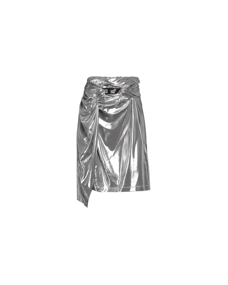 Diesel HOSEN & RÖCKE - Miniröckeauf YOOX.COM Silber