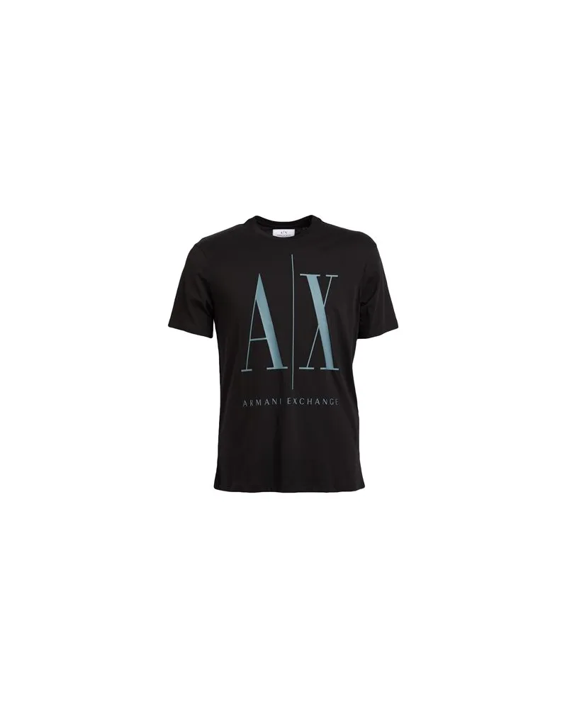 Armani Exchange TOPS - T-shirtsauf YOOX.COM Schwarz
