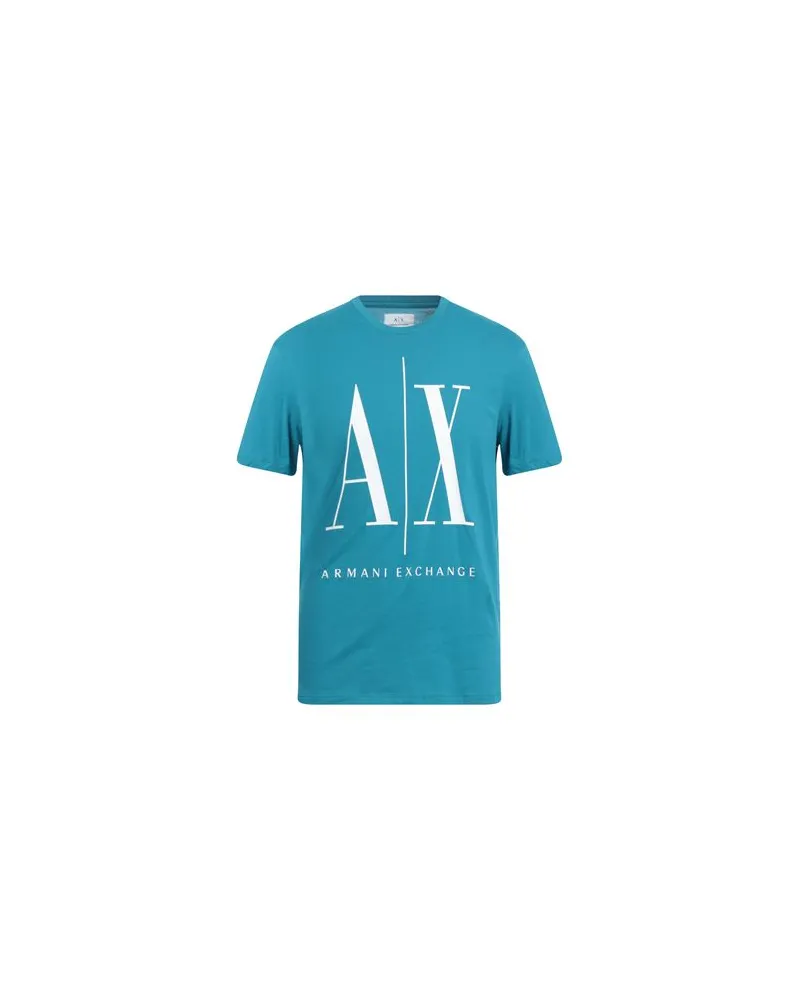 Armani Exchange TOPS - T-shirtsauf YOOX.COM Tūrkis