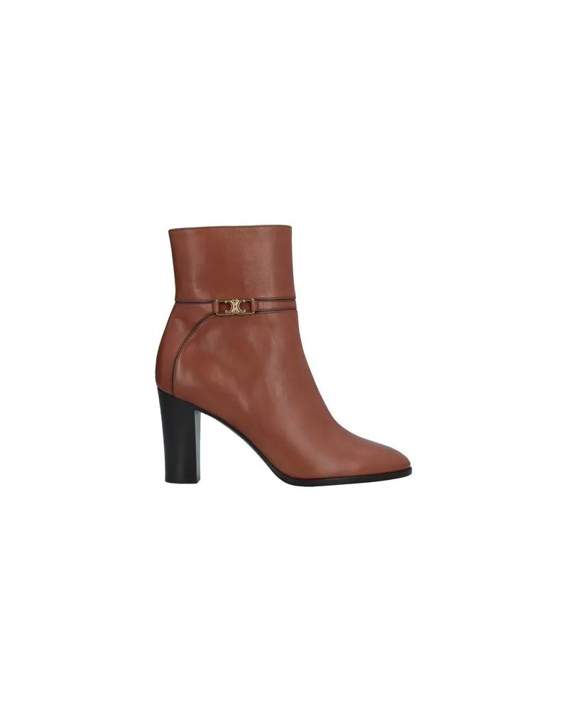 Celine SCHUHE - Stiefelettenauf YOOX.COM Lederfarben