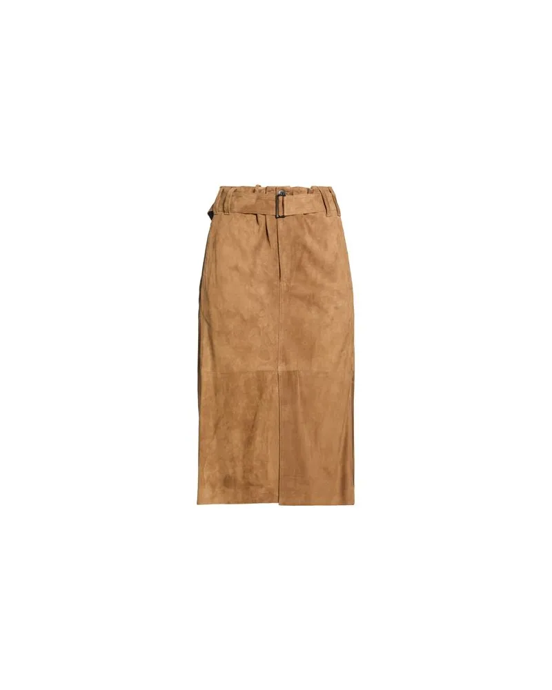 Brunello Cucinelli HOSEN & RÖCKE - Midi-Röckeauf YOOX.COM Braun