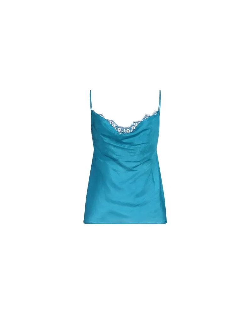 Alberta Ferretti TOPS - Topsauf YOOX.COM Azurblau