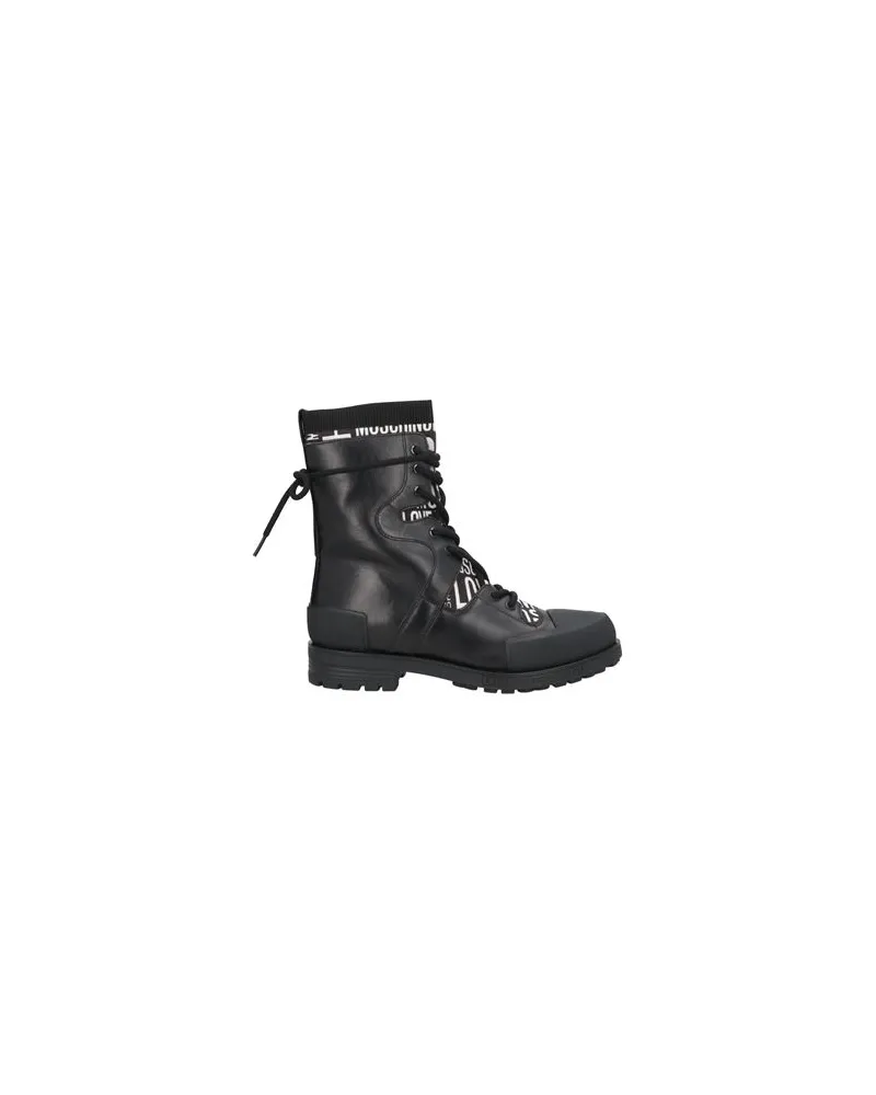 Moschino SCHUHE - Stiefelettenauf YOOX.COM Schwarz