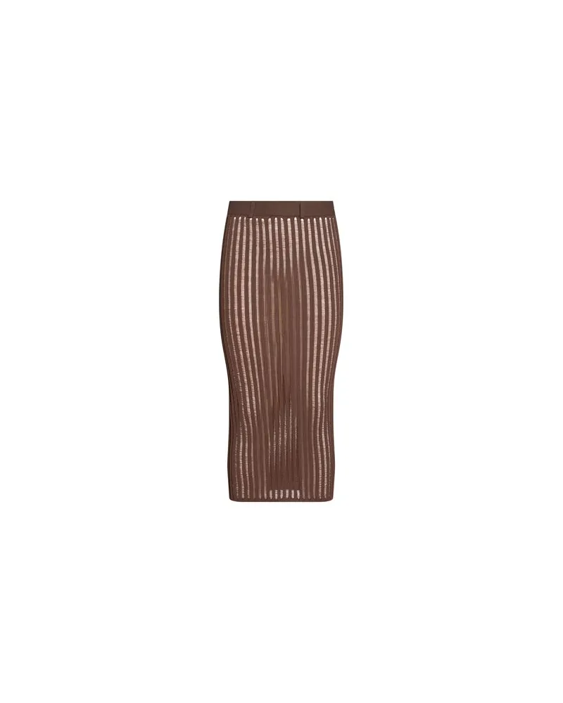 Patrizia Pepe HOSEN & RÖCKE - Midi-Röckeauf YOOX.COM Braun