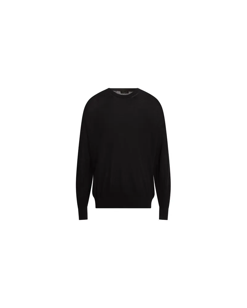 Roberto Collina STRICKWAREN - Pulloverauf YOOX.COM Schwarz
